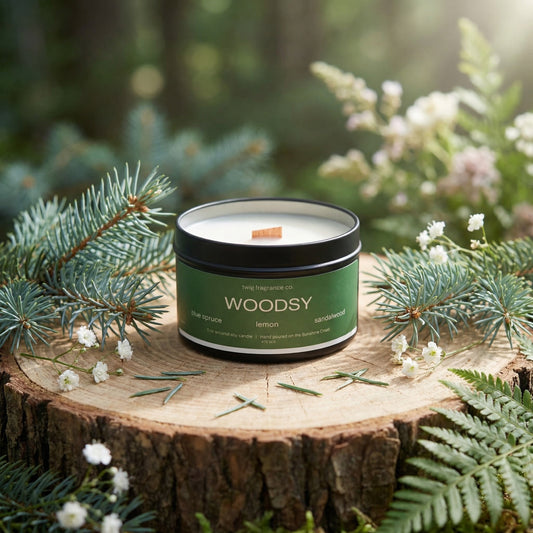 Woodsy - Wood Wick Candle | 6 oz