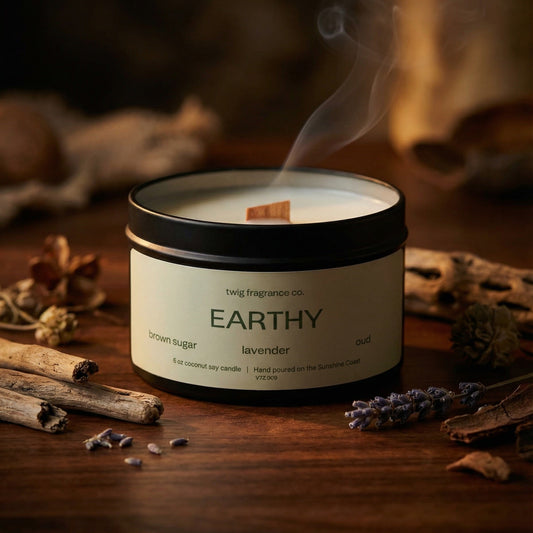 Earthy - Wood Wick Candle | 6 oz