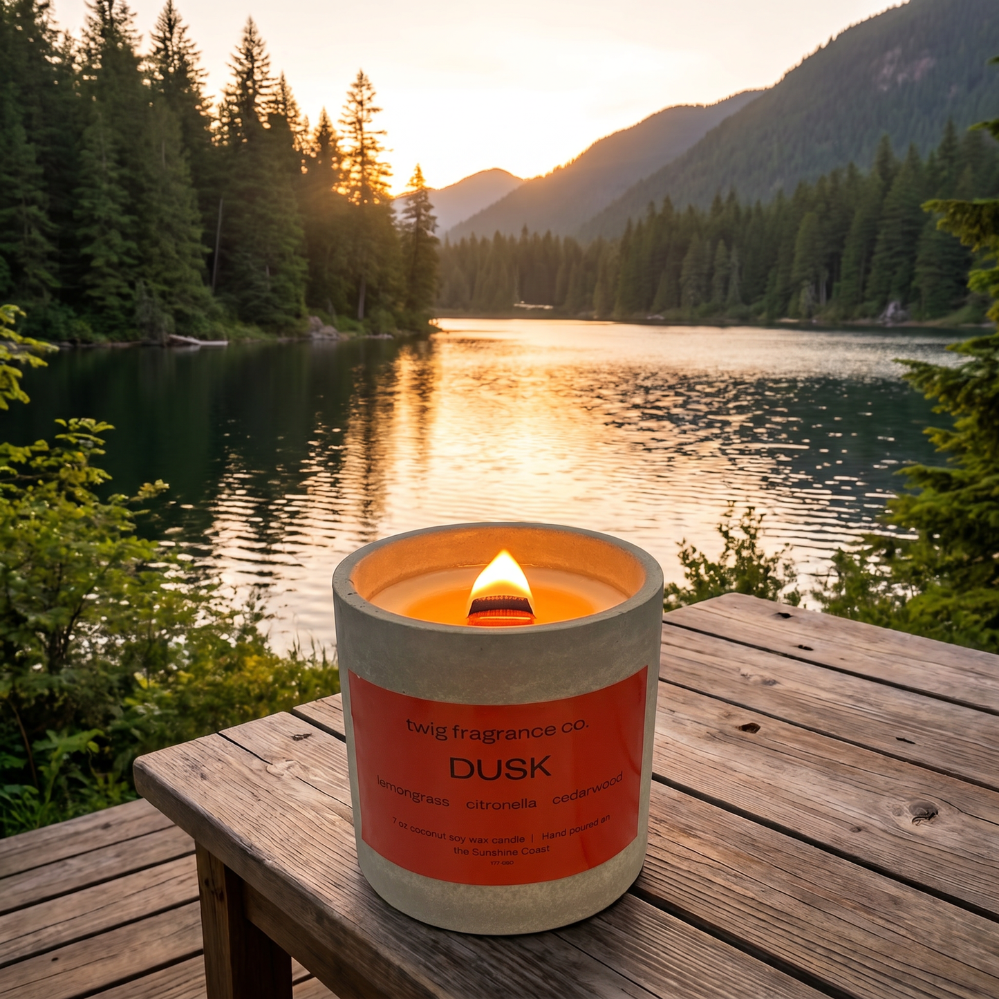 Dusk — Outdoor Wood Wick Candle | 7 oz