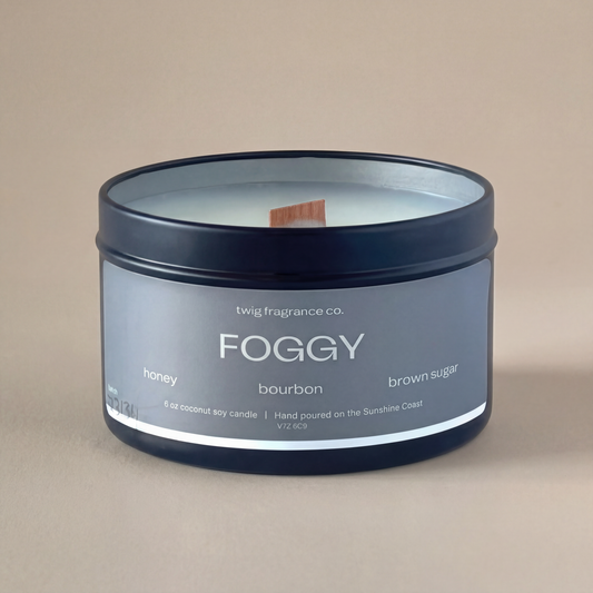 Foggy - Wood Wick Candle | 6 oz
