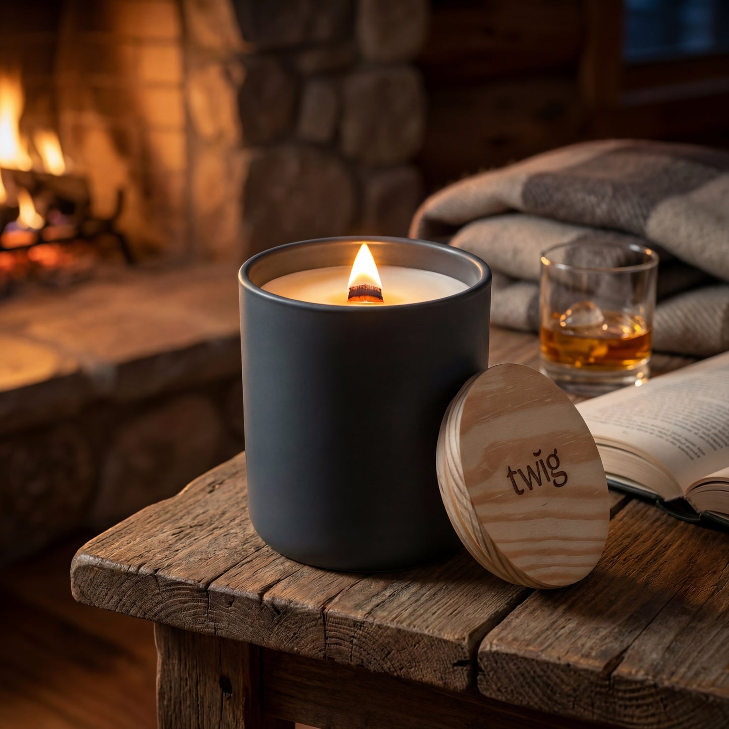 Foggy - Wood Wick Candle | 12 oz