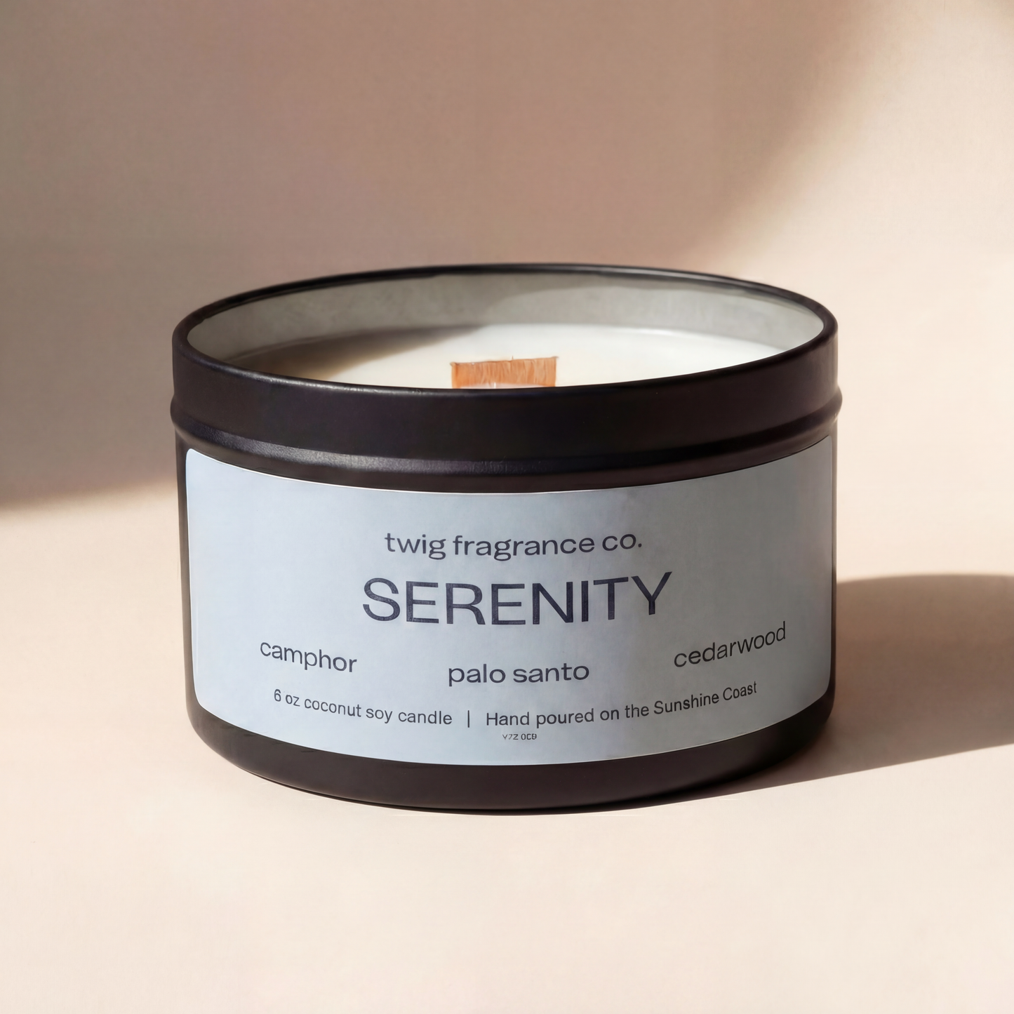 Serenity - Wood Wick Candle | 6 oz