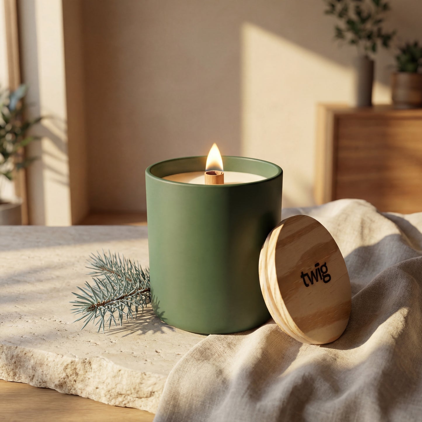 Woodsy - Wood Wick Candle | 12 oz